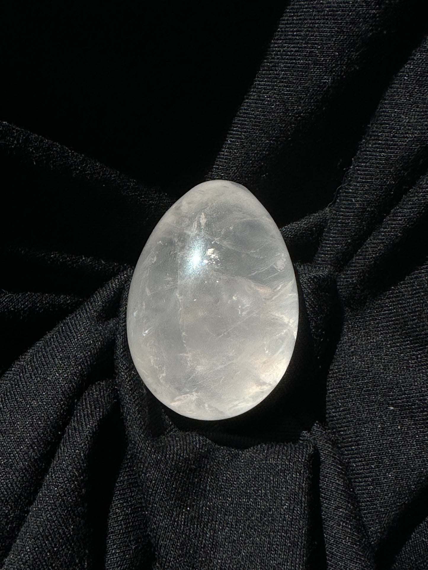 Rose Quartz Palm Egg