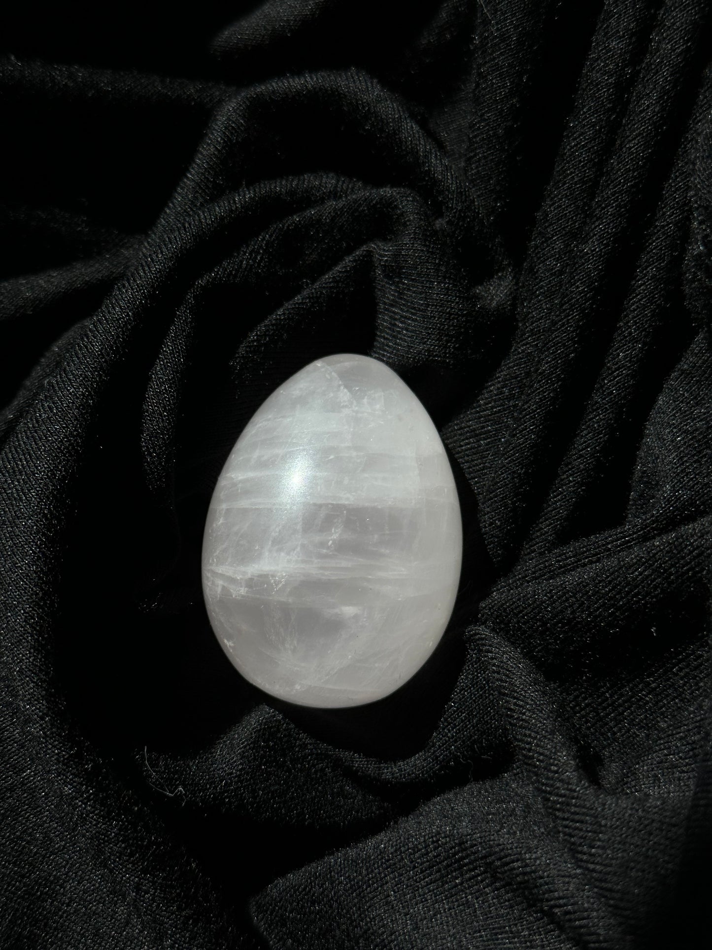 Rose Quartz Palm Egg